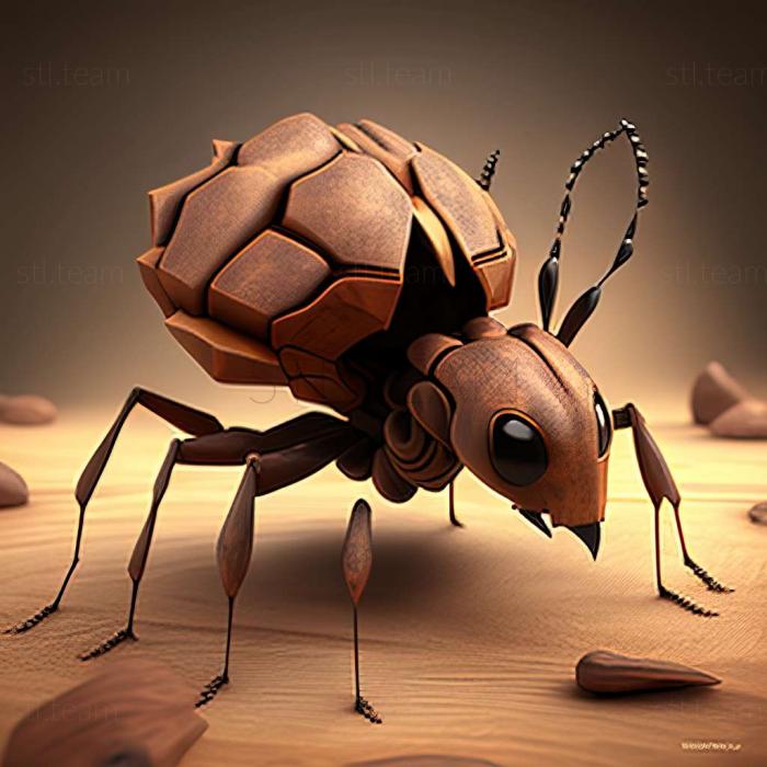 3D модель Pheidole alayoi (STL)